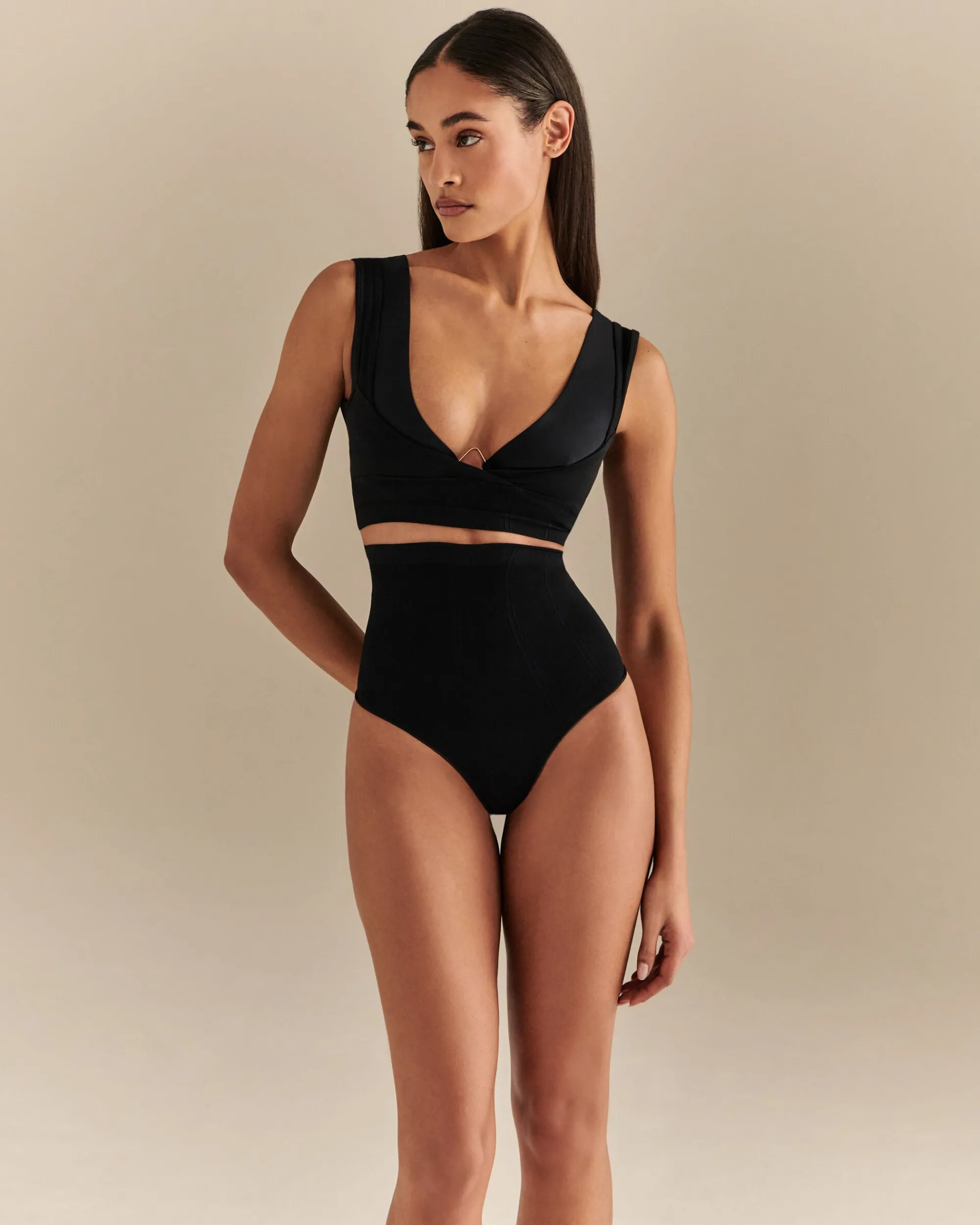 Hot CHROME HIGH WAIST THONG Thongs
