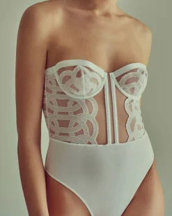 Fashion KIMBAKU BODYSUIT Bodysuits|Lingerie Bodysuits
